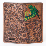 OHLAY WALLET Hand Tooled  Genuine Leather women bag western handbag purse