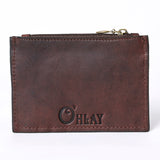 OHLAY SKBZ108A Coin Purse Hair-On Genuine Leather women bag western handbag purse