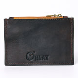 OHLAY SKBZ108B Coin Purse Hair-On Genuine Leather women bag western handbag purse