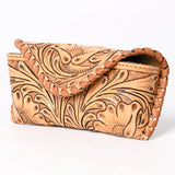 American Darling ADBG1203A Sunglass Case Hand Tooled Genuine Leather by Hilason – Cowboy and equestrian accessories