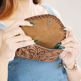 American Darling ADBG1203B Sunglass Case Hand Tooled Genuine Leather Women Bag Western Handbag Purse