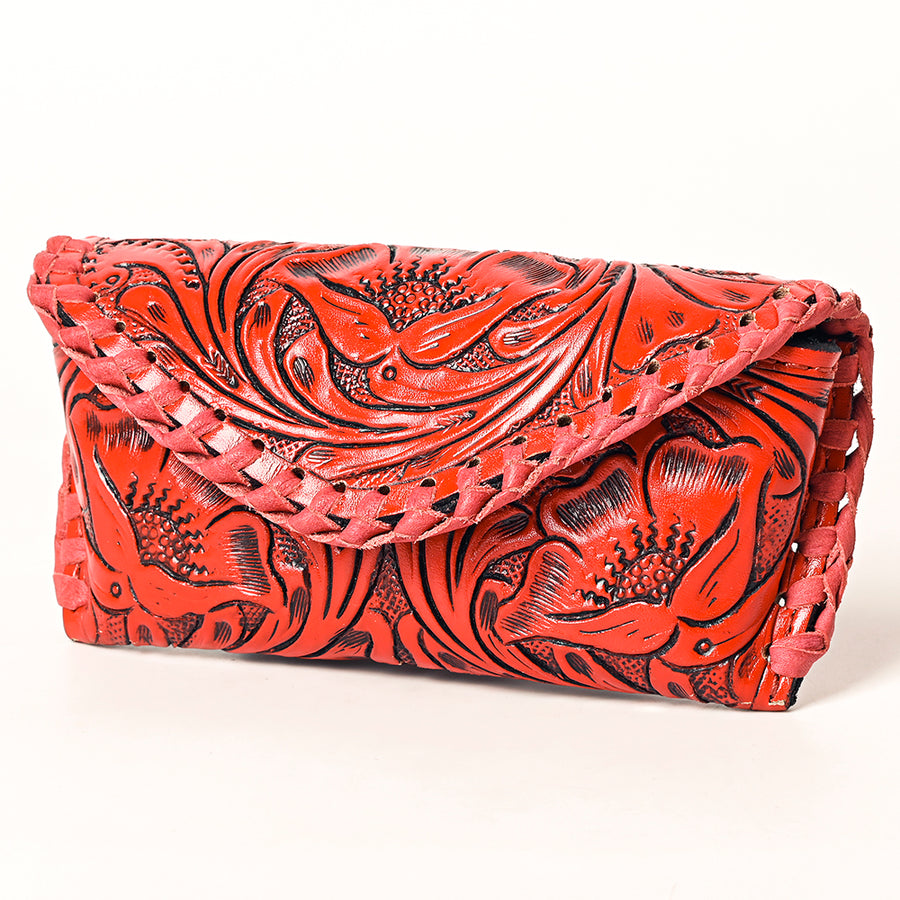 American Darling Hand Tooled Genuine Leather Western Sunglass Case - Uhorse