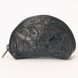 American Darling Coin Purse Hand Tooled Genuine Leather Women Bag Western Handbag Purse