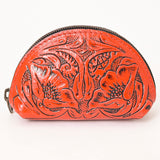 American Darling Coin Purse Hand Tooled Genuine Leather Women Bag Western Handbag Purse