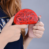 American Darling Coin Purse Hand Tooled Genuine Leather Women Bag Western Handbag Purse