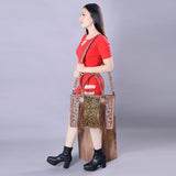 American Darling Briefcase Hand Tooled Saddle Blanket Genuine Leather women bag western handbag purse