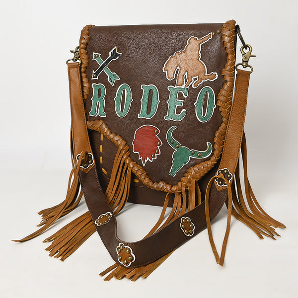 American Darling Messenger Hair On Genuine Leather Women Bag Western Handbag Purse - Uhorse