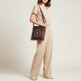 American Darling Cross Body Full Grain Genuine Leather Western Women Bag | Handbag Purse Crossbody for Cute