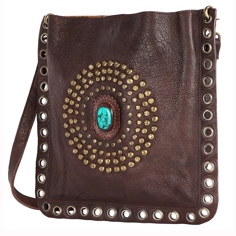 American Darling Cross Body Full Grain Genuine Leather Western Women Bag | Handbag Purse Crossbody for Cute - Uhorse