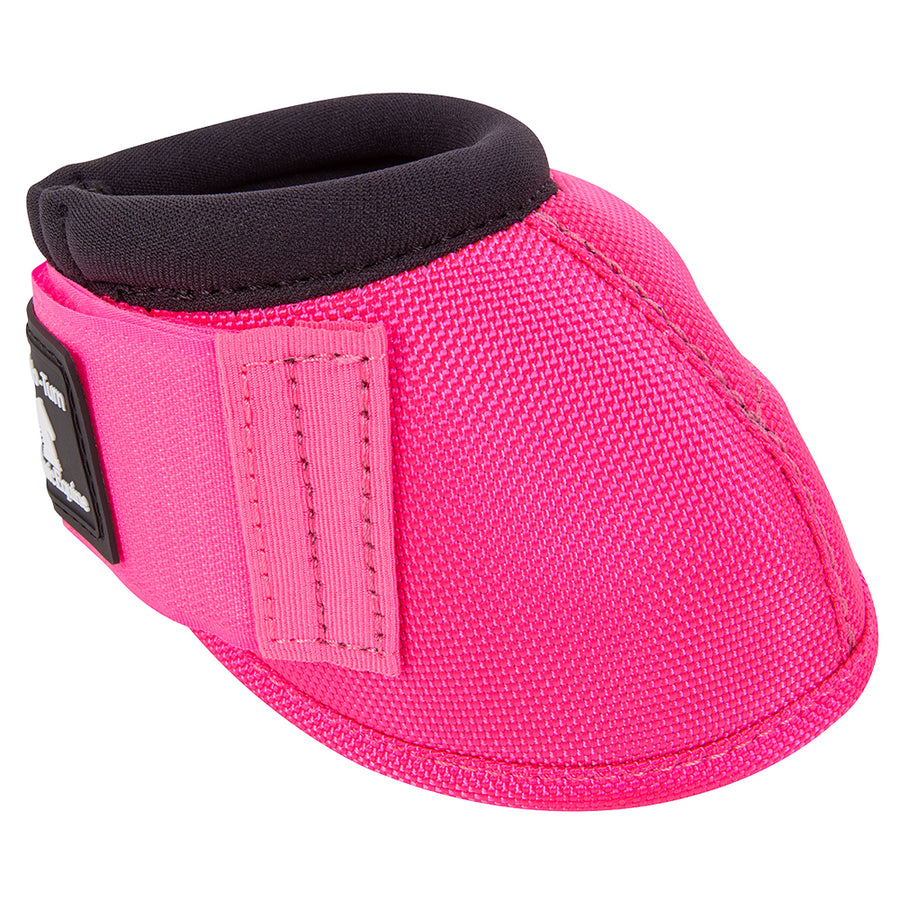 Classic Equine Horse No Turn Bell Boots Pair Hot Pink