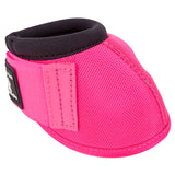 Classic Equine Horse No Turn Bell Boots Pair  Hot Pink