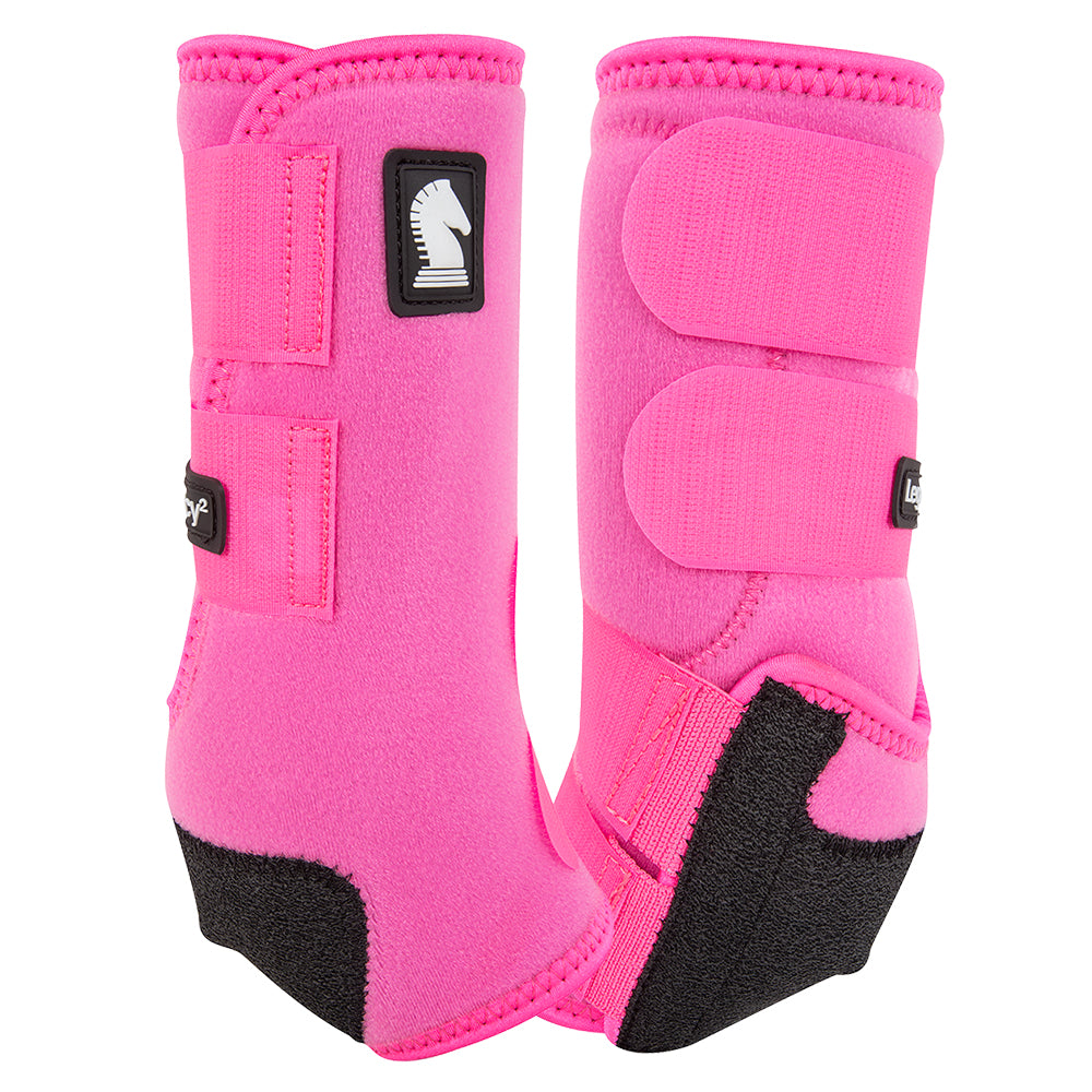 Classic Equine Legacy2 Horse Front Sports Boots Hot Pink