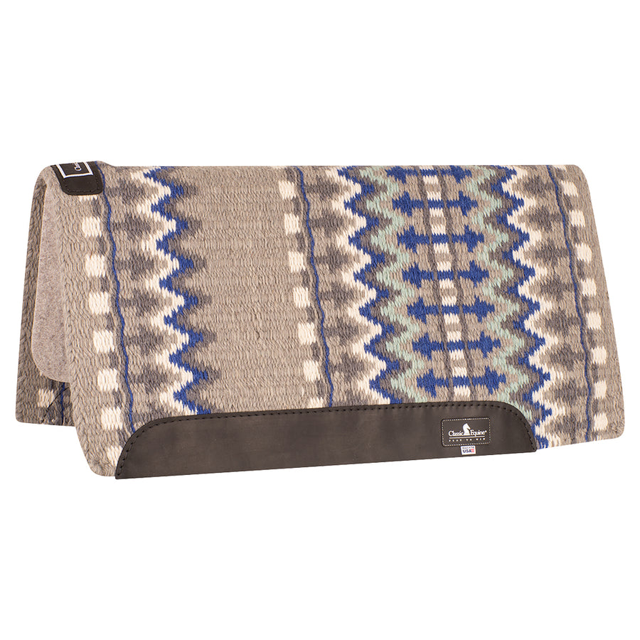 32 In X 34 Classic Equine 100% Wool Saddle Pad by Hilason – Cowboy and equestrian accessories