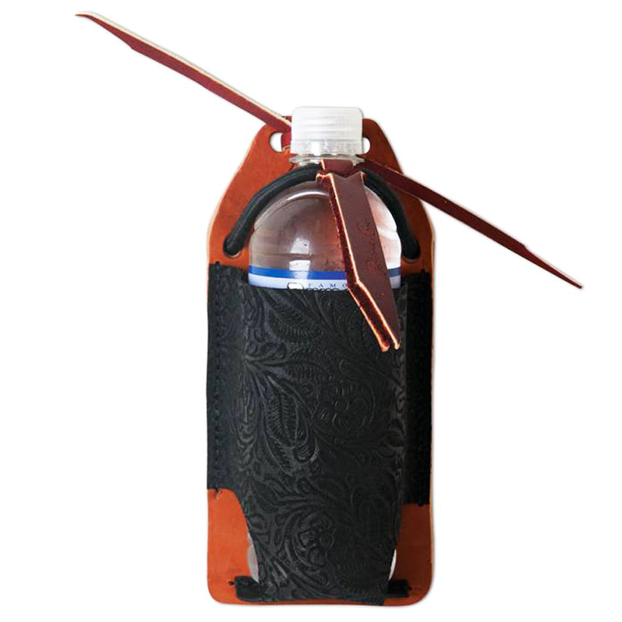 Professional's Choice H. Rider Floral Water Leather Bottle Holder by Hilason – Cowboy and equestrian accessories
