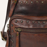 Spaghetti Western Vintage Handmade Genuine Leather Sling Bag