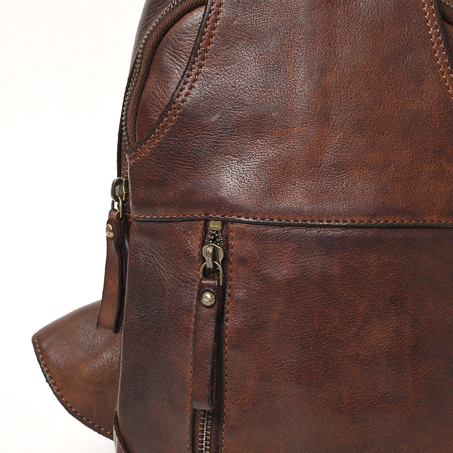 Spaghetti Western Swc202Blk Sling Vintage Handmade Drum Dyed Genuine European Cowhide Leather Women Bag Western Handbag Purse