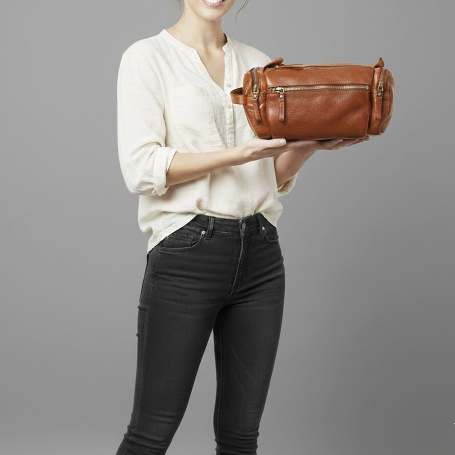 Spaghetti Western Swc400Cg Duffel Vintage Handmade Drum Dyed Genuine European Cowhide Leather Women Bag Western Handbag Purse