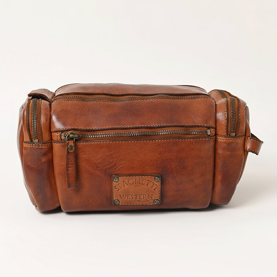 Spaghetti Western Swc400Cg Duffel Vintage Handmade Drum Dyed Genuine European Cowhide Leather Women Bag Western Handbag Purse