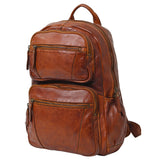 Spaghetti Western Swc414Cg Backpack Vintage Handmade Drum Dyed Genuine European Cowhide Leather Women Bag Western Handbag Purse