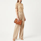 Spaghetti Western Swc432Cg Coin Purse Vintage Handmade Drum Dyed Genuine European Cowhide Leather Women Bag Western Handbag Purse