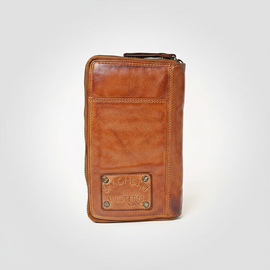 Spaghetti Western Swc432Cg Coin Purse Vintage Handmade Drum Dyed Genuine European Cowhide Leather Women Bag Western Handbag Purse