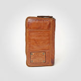 Spaghetti Western Swc432Cg Coin Purse Vintage Handmade Drum Dyed Genuine European Cowhide Leather Women Bag Western Handbag Purse