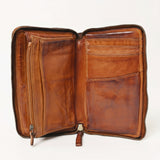 Spaghetti Western Swc432Cg Coin Purse Vintage Handmade Drum Dyed Genuine European Cowhide Leather Women Bag Western Handbag Purse