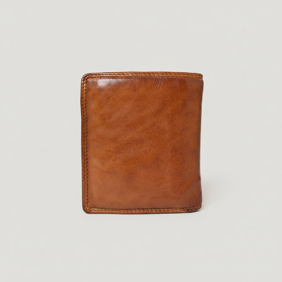 Spaghetti Western Swc465Cg Wallet Vintage Handmade Drum Dyed Genuine European Cowhide Leather Women Bag Western Handbag Purse