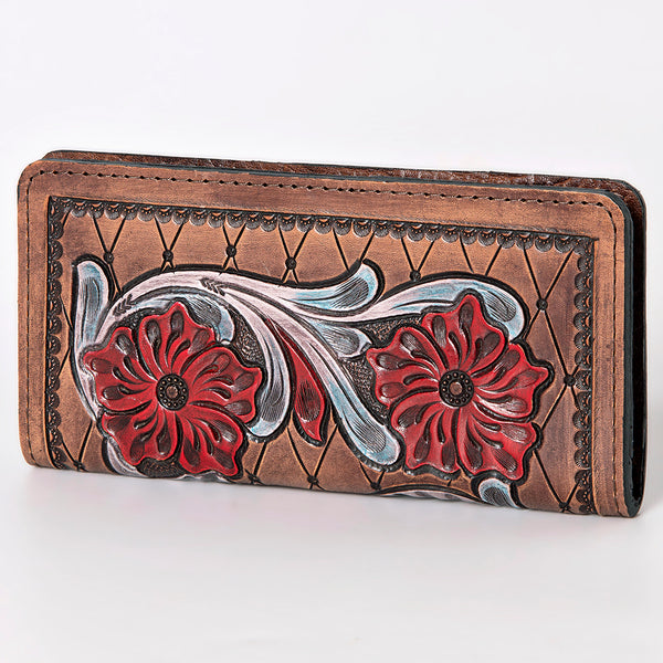 GIBGX1216 American Darling Clutch Genuine W. Leather Women Bag – by Hilason – Cowboy and equestrian accessories