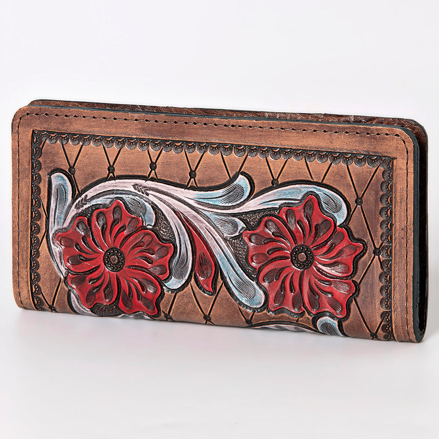 GIBGX1216 American Darling Clutch Genuine W. Leather Women Bag – by Hilason – Cowboy and equestrian accessories