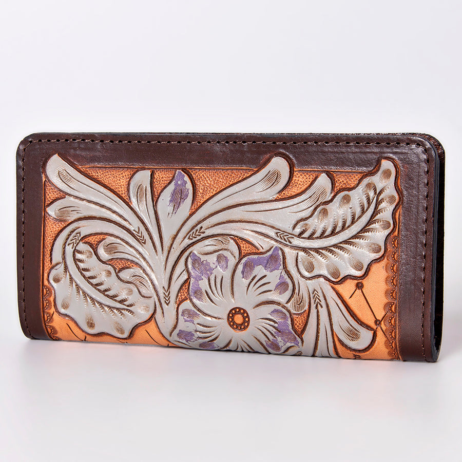 GIBGX1217 American Darling Clutch Genuine W. Leather Women Bag – by Hilason – Cowboy and equestrian accessories