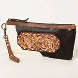ADBG344DA American Darling Hand Tooled Hair On Genuine Leather Women by Hilason – Cowboy and equestrian accessories