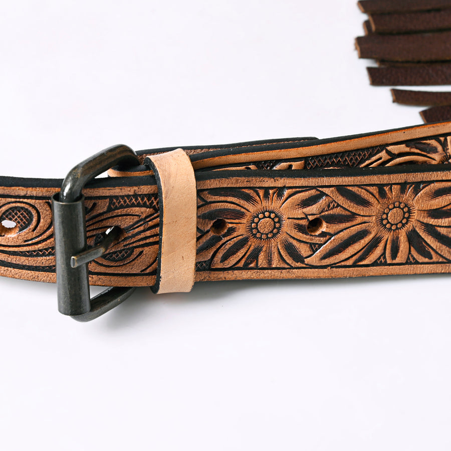 American Darling Briefcase Hand Tooled Hair On Genuine Leather Western Women Bag Handbag | for Cute Laptop