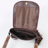 OHLAY MESSENGER Hair-on Genuine Leather women bag western handbag purse