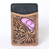 OHLAY KBG240 Card-Holder Hand Tooled Genuine Leather women bag western handbag purse