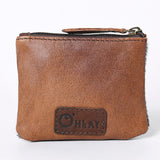 OHLAY KBG254 Coin Purse Hair-On Genuine Leather women bag western handbag purse