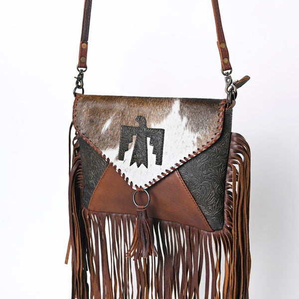 OHLAY KBG255 Coin Purse Embossed Hair-On Genuine Leather women bag by Hilason – Cowboy and equestrian accessories