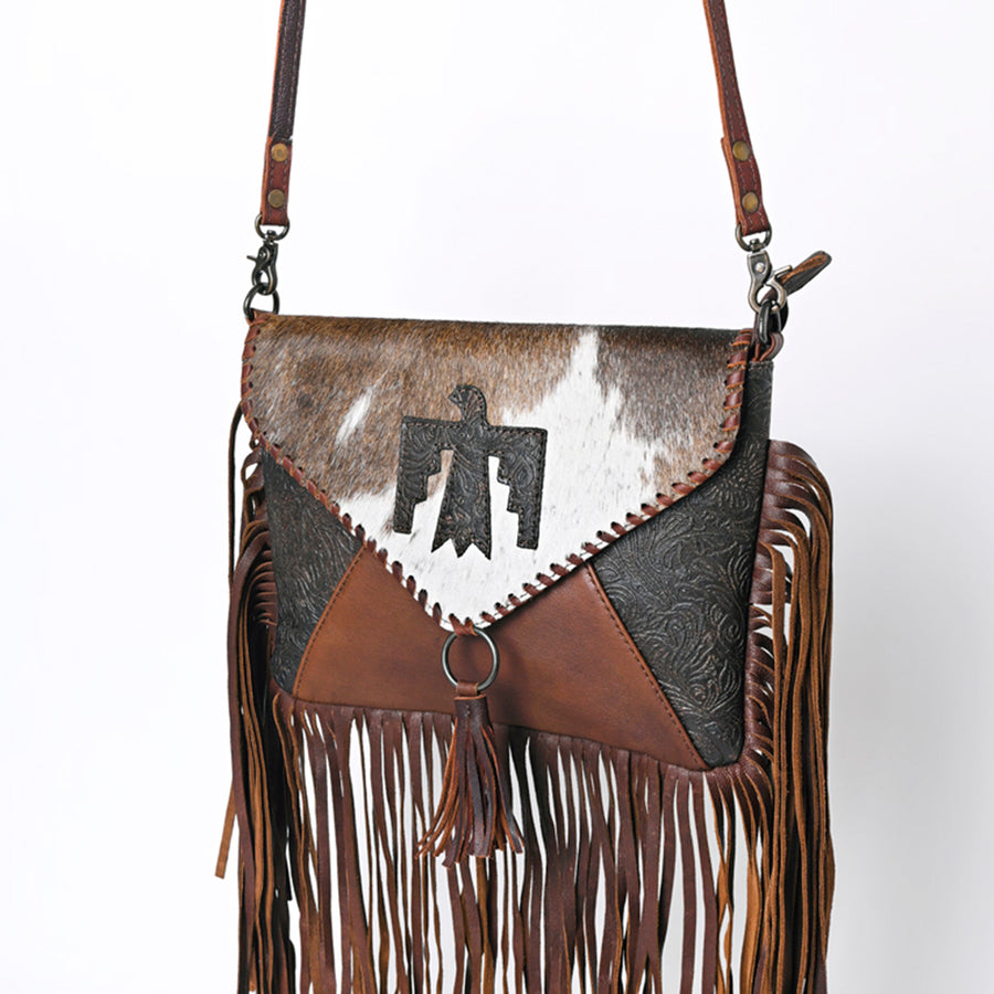 OHLAY KBG255 Coin Purse Embossed Hair-On Genuine Leather women bag by Hilason – Cowboy and equestrian accessories