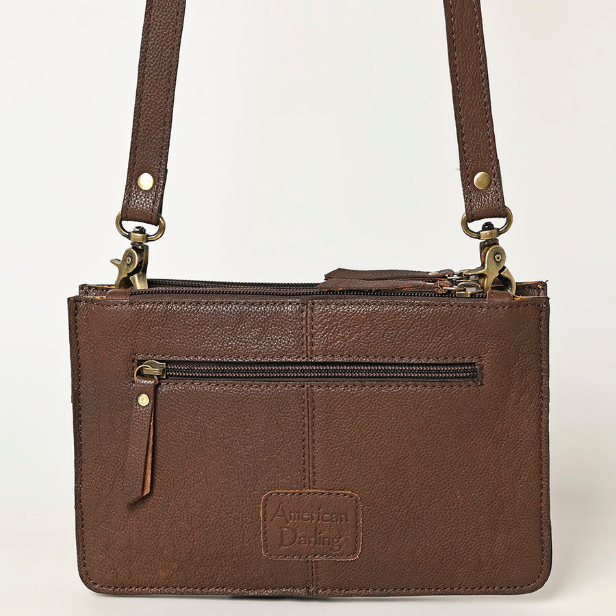 American Darling Crossbody Hand Tooled Genuine Western Leather Women Bag | Handbag Purse for Cute