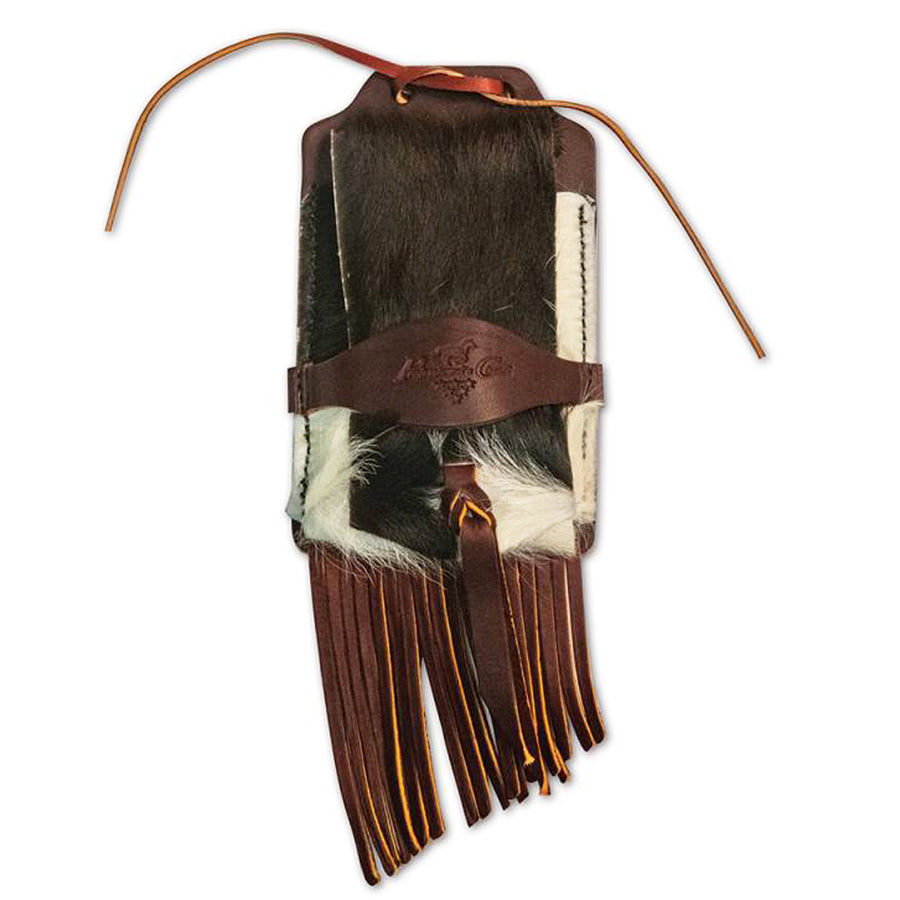 Professional's Choice Fringe W. Leather Cell Phone Holder Brown – by Hilason – Cowboy and equestrian accessories
