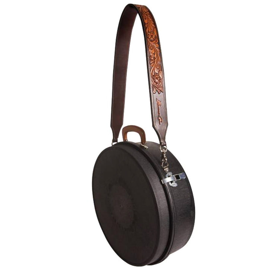 Professional's Choice Prairie Flower W. Leather Rope Can Strap Dark by Hilason – Cowboy and equestrian accessories