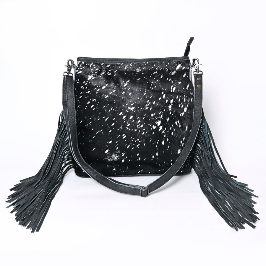 OHLAY Cross Body Hair-On Genuine Leather Women Bag Western Handbag Purse | Canvas for Womens Summer