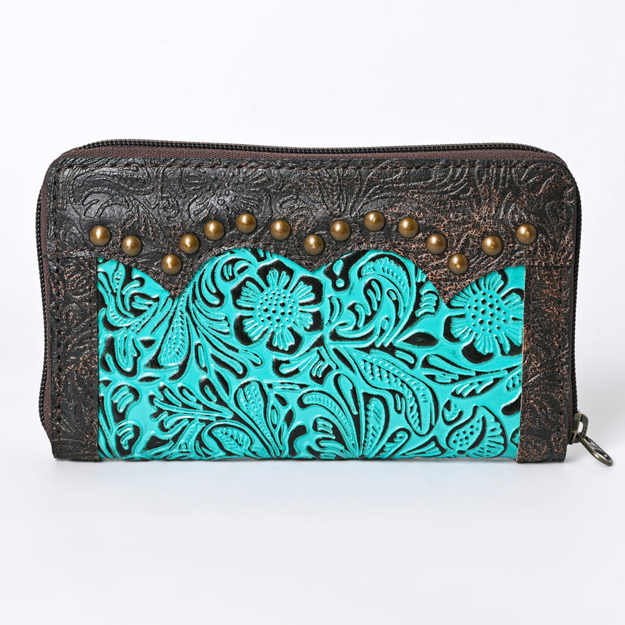 OHLAY SKBG276 Coin Purse Embossed Genuine Leather women bag western handbag