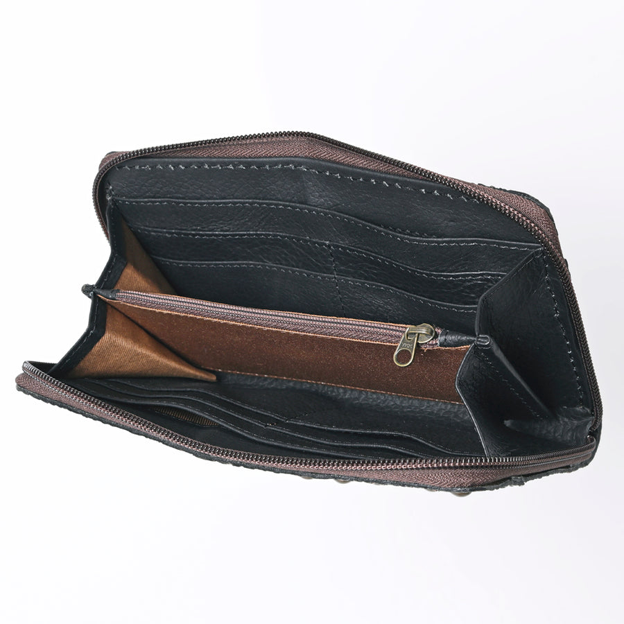OHLAY SKBG276 Coin Purse Embossed Genuine Leather women bag western handbag