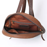 OHLAY SKBG284 Backpack Upcycled Wool Embossed Hair-On Genuine Leather women bag western handbag purse