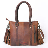 OHLAY KBG286 TOTE Embossed Hair-on Genuine Leather women bag western handbag purse