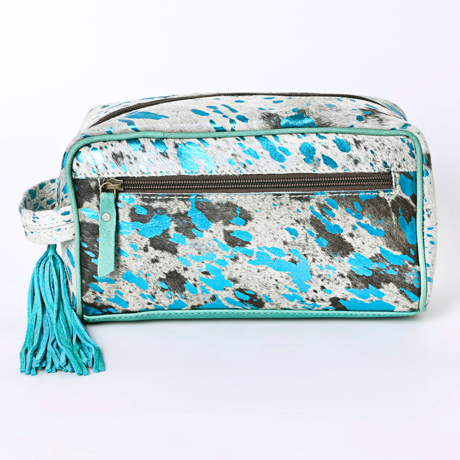 OHLAY Toiletry Hair-On Genuine Leather Women Bag Western Handbag Purse | Womens Handbags Belt for Summer