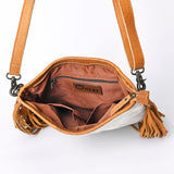 OHLAY LARGE CROSSBODY  Hair-on Genuine Leather women bag western handbag purse