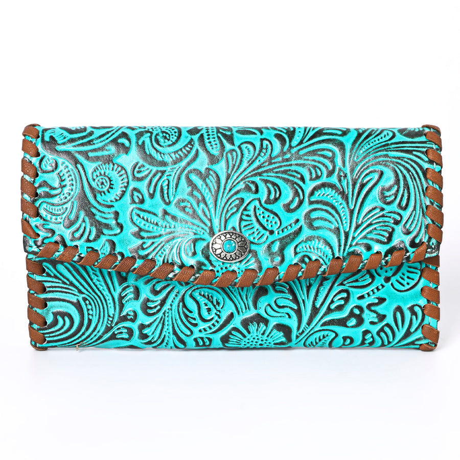 OHLAY Coin Purse Embossed Genuine Leather Women Bag Western Handbag | for Cute
