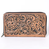 OHLAY KBG305 Coin Purse Hand Tooled Genuine Leather women bag western handbag purse